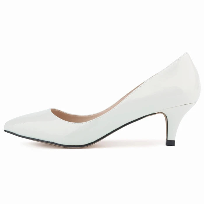 Women Pumps Classic Sexy Pointed Toes 5cm Low Med Kitten High Heels Shoes Spring Brand Design Dress Wedding Shoes Big Size 35-42