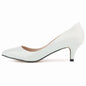 Women Pumps Classic Sexy Pointed Toes 5cm Low Med Kitten High Heels Shoes Spring Brand Design Dress Wedding Shoes Big Size 35-42