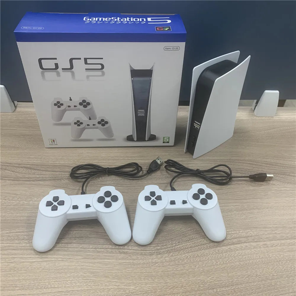 GS5 Retro Console – 200 Classic Games, Dual USB Controllers