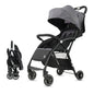 Sitting &amp; Lying Dual‑Use Lightweight Folding Baby Stroller (Multi‑Speed · Large Storage · Two‑Way Rollout)