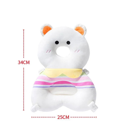 Baby Head Protection Backpack Pillow Toddler Head Safety Pad Cushion Anti-fall Head Protection Pillow Highly Elastic Breathable