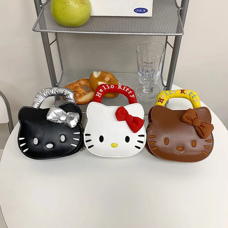 Hello Kitty Plush Crossbody Bag (Cute Cartoon Mini Handbag / Cosplay Toy Bag)