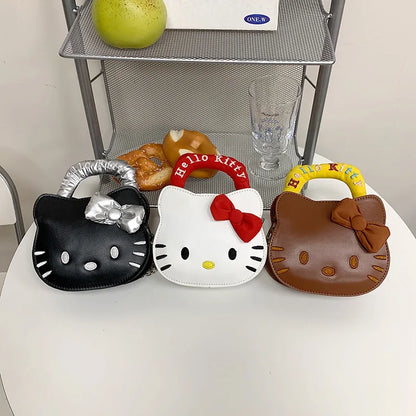 Hello Kitty Plush Crossbody Bag (Cute Cartoon Mini Handbag / Cosplay Toy Bag)