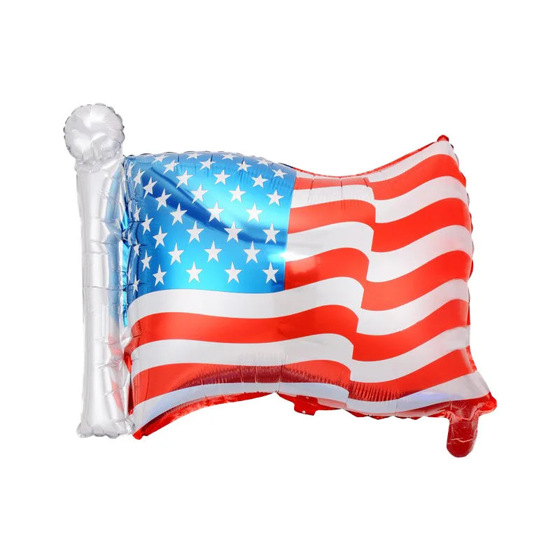 Independence Day Party Disposable Cutlery American Flag Plate Paper Cup For USA Birthday Party Supplies Patriotic Decorations
