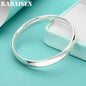 925 Sterling Silver 10mm Smooth Round Bangle – Women’s Wedding & Fashion Jewelry