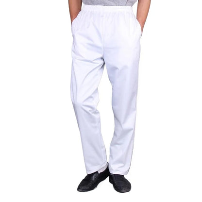 Chef Pants for Men Women Black White Stripes Slim Fit Restaurant Waiter Cook  Uniform Kitchen Trousers Elegant Bride & Groom Wedding Cake Topper with Veil 4.3" - Anniversary, Bridal Shower, Engagement Party Decoration