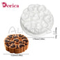 Valentines Heart Silicone Molds Pudding Chocolate Mousse Cake Mould Pastry Baking Pan Cake Decorating Tools Bakeware Accessories