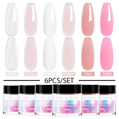 Acrylic Powder Set- Clear /Pink/ Nude