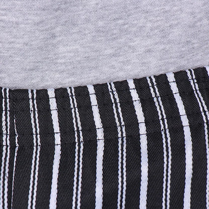 Men Work Wear Restaurant Kitchen Elastic Waist Pants