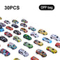 48 Pieces Mini Car Set Inertia Pull Back Cars for Boys Plastic Vehicle Model with Container Collection Toy Birthday Gift for Kid
