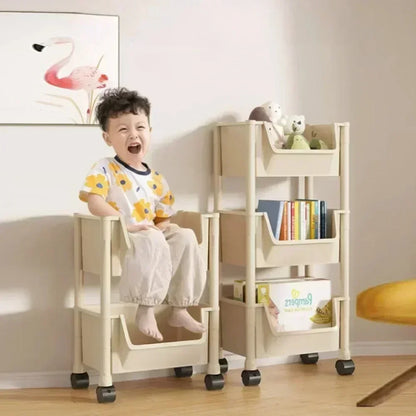 Slim Kitchen Corner Storage Trolley — Multi‑Layer Organizer