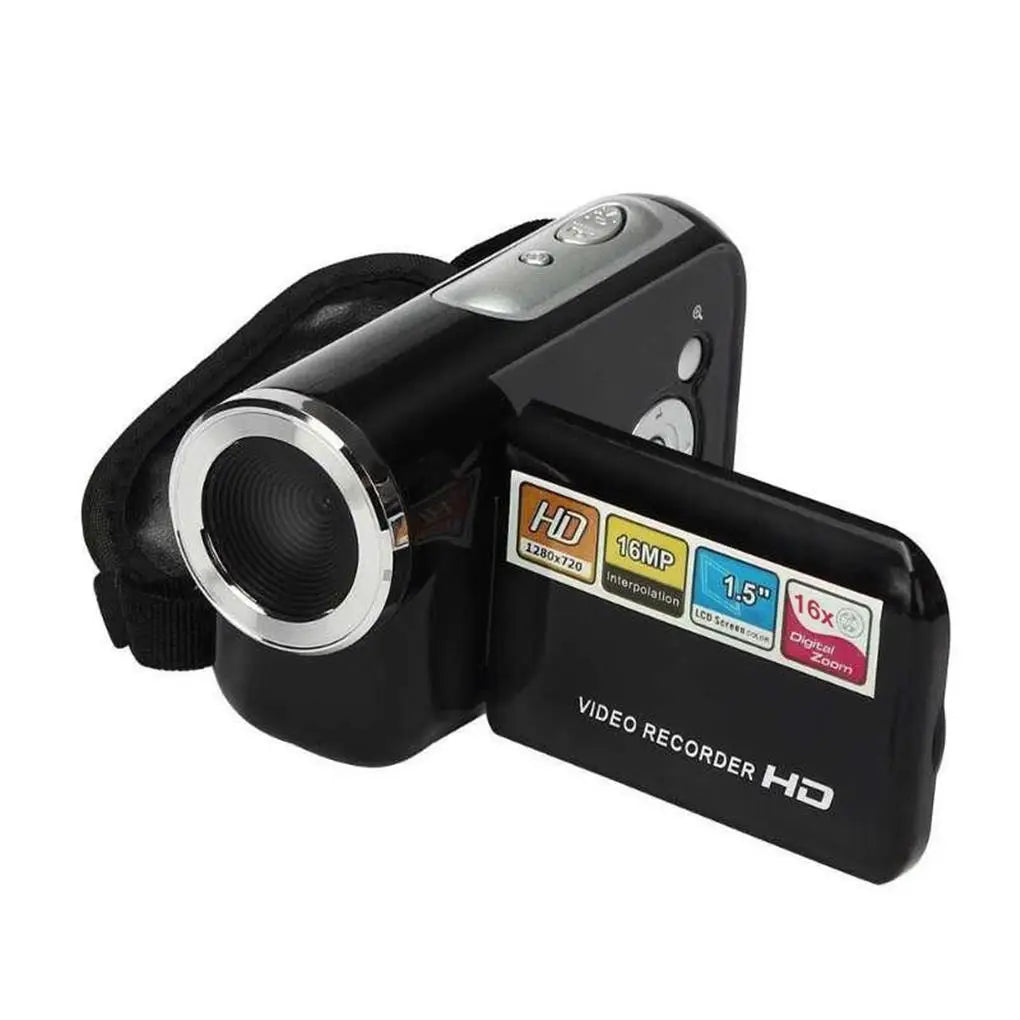 1080P Digital Camera &amp; Rotatable Screen Camcorder (16MP, 16X Zoom, Vlog DV Camera)