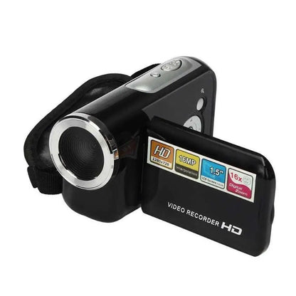 1080P Digital Camera &amp; Rotatable Screen Camcorder (16MP, 16X Zoom, Vlog DV Camera)