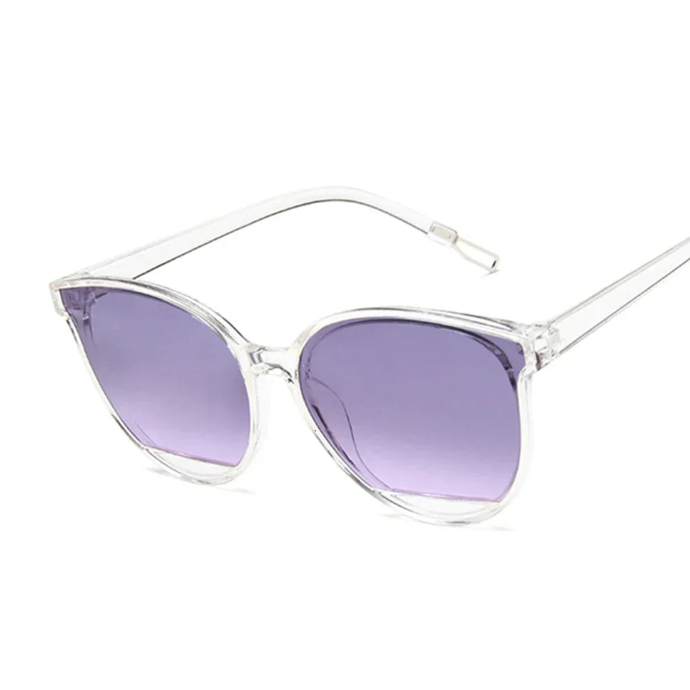 Women Classic Vintage Metal Mirror Sun Glasses UV400