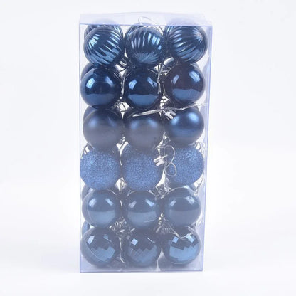 36/24pcs 40mm Merry Christmas Balls Christmas Tree Hanging Ball Ornaments Christmas New Year Party Home Decoration