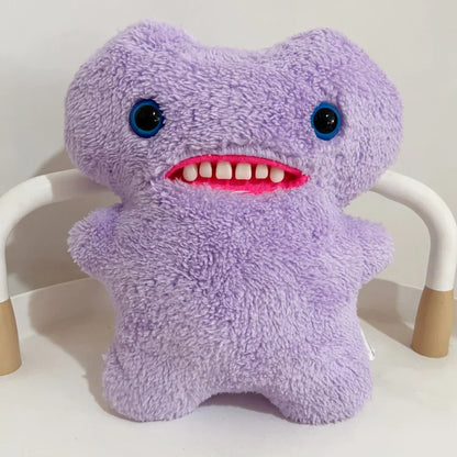 22cm Cartoon Funny Ugly The Block Monster Plushies Rainbow Crazy Rabbit Monster With Tooth Stuffed Monster Peluche Xmas Gifts