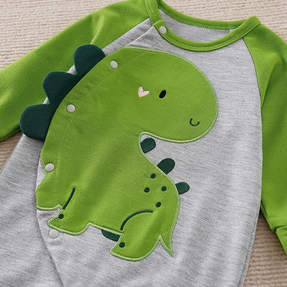 Baby Boys Dinosaur 3D Comfortable Bodysuit