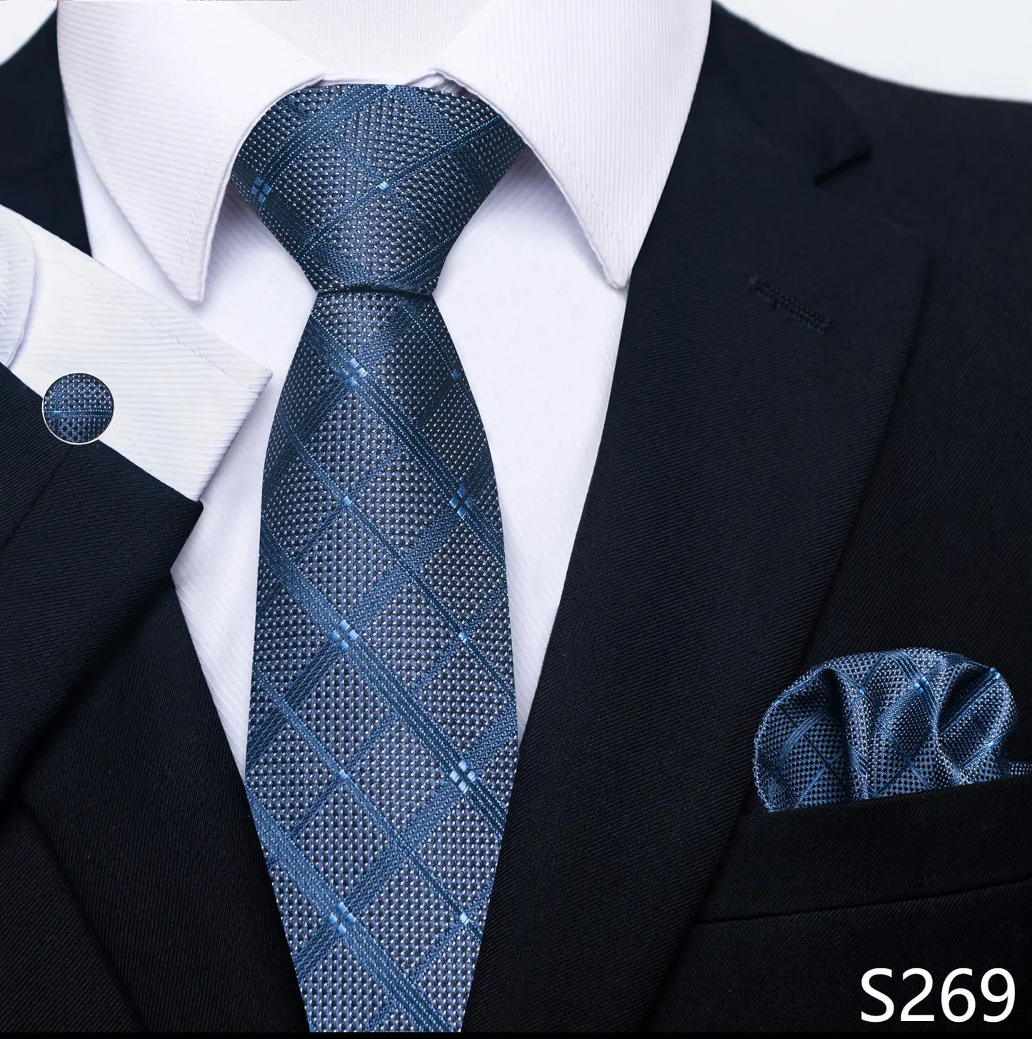 8 cm Tie Pocket Squares Necktie  Set