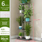 Multi‑Tier Iron Plant Stand – 4/5/6‑Layer Flower Shelf