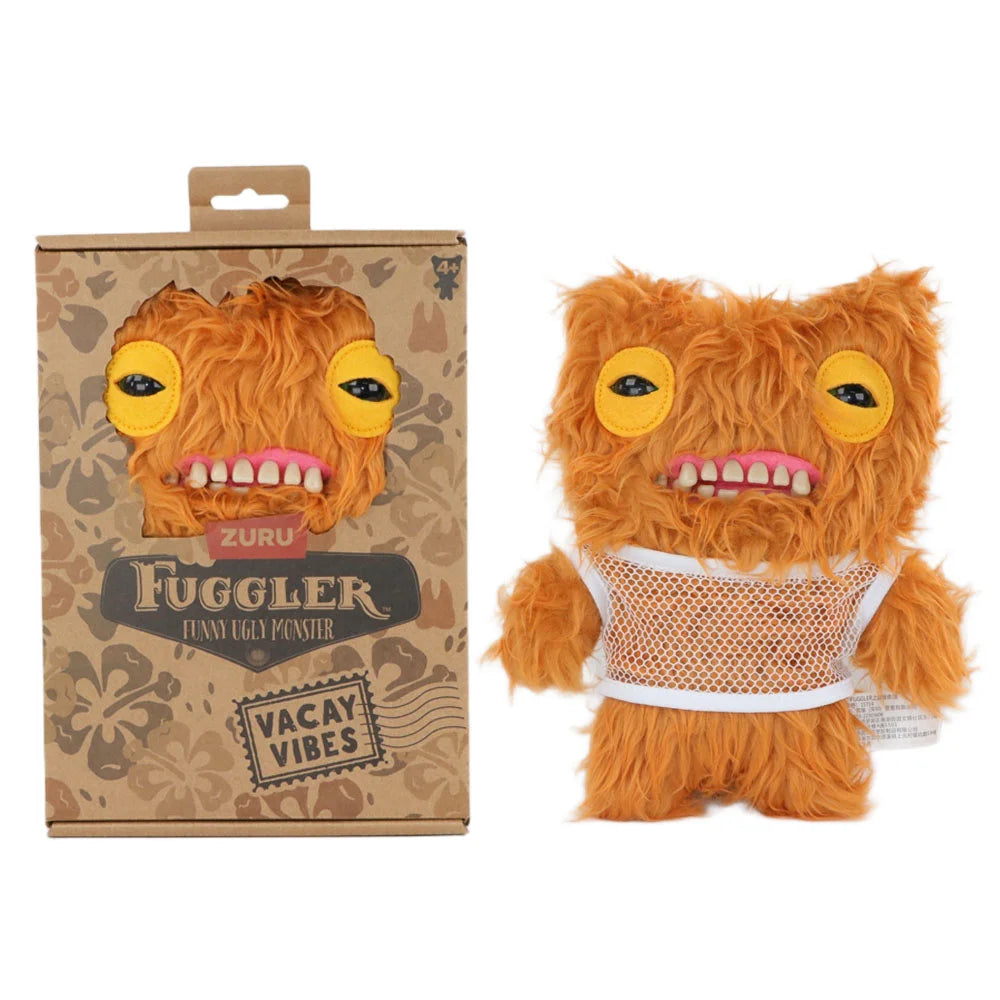 23CM Fuggler Hairy Fuggs Love Ugly Monster Plushies Toys Alien Kawaii Stuffed Animal Funny Vacay Vibes Underwear Series Dolls