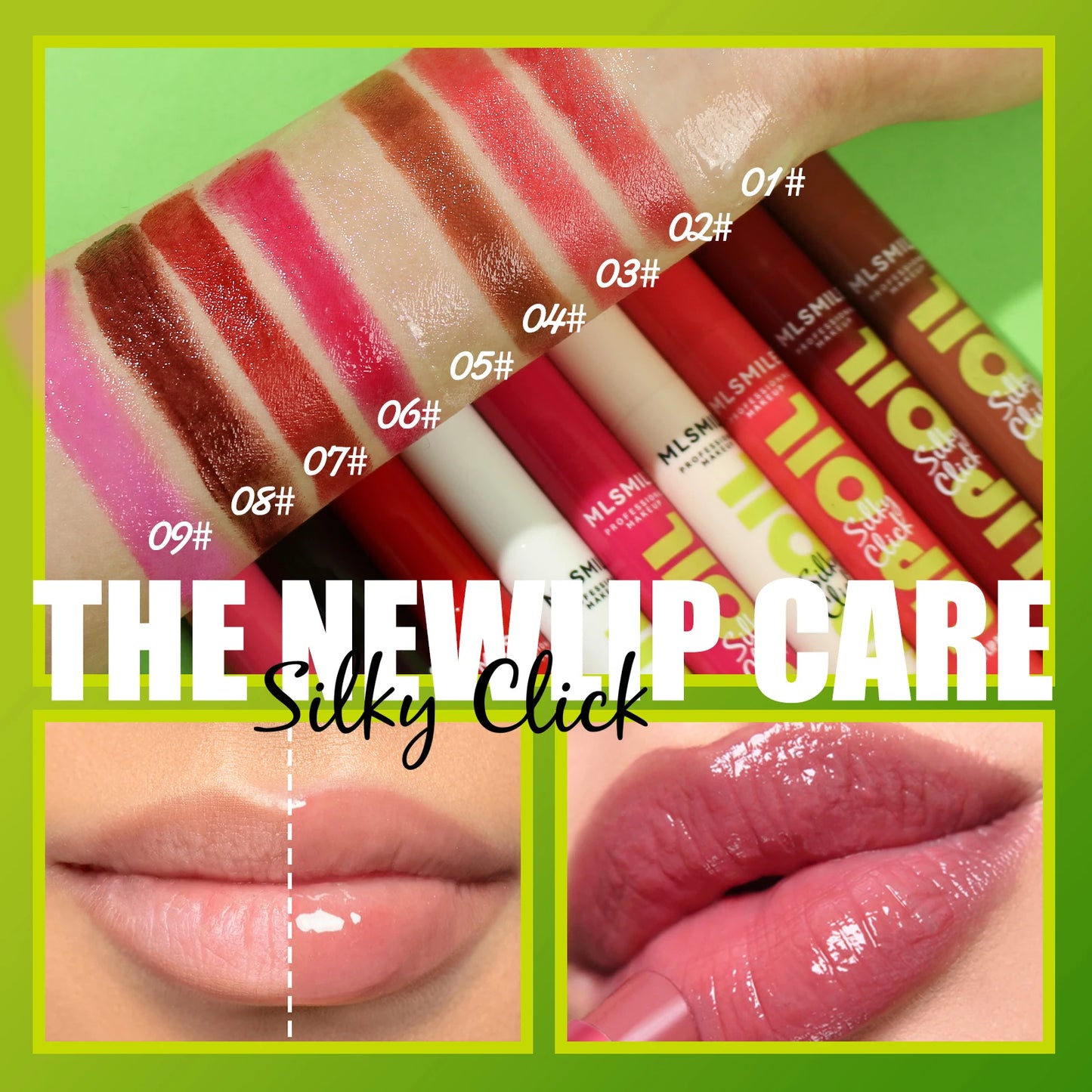 9‑Color Waterproof Matte Lipstick – Long‑Lasting, No‑Stain, Highly Pigmented Velvet Tint