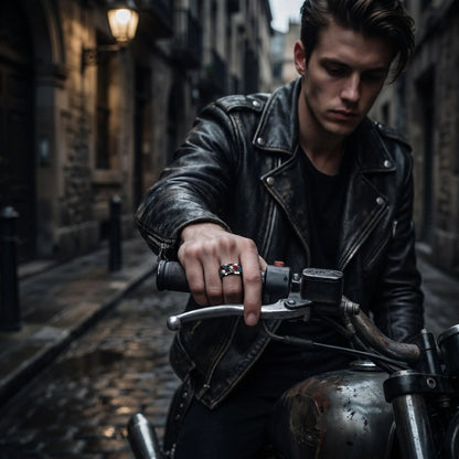 8mm Stainless Steel Ring skull design