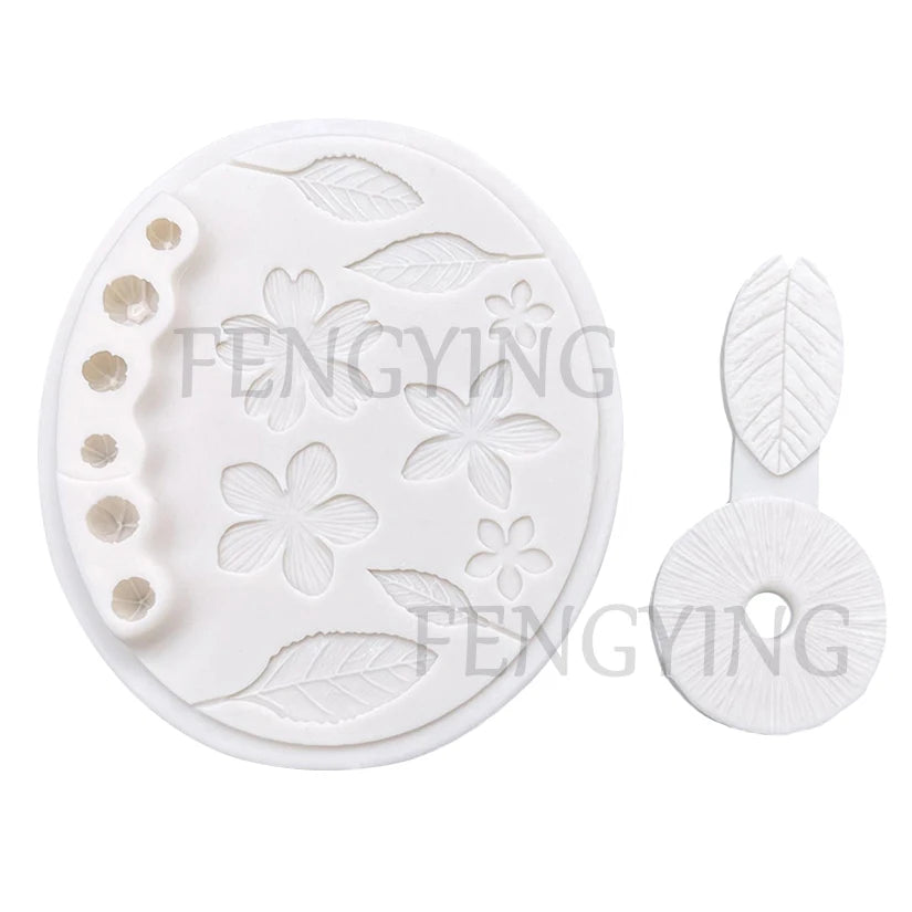 Flower Cherry Blossom Silicone Mold Sugarcraft Chocolate Cupcake Baking Mold Fondant Cake Decorating Tools