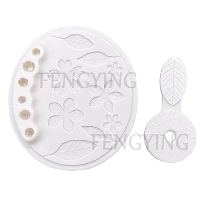 Flower Cherry Blossom Silicone Mold Sugarcraft Chocolate Cupcake Baking Mold Fondant Cake Decorating Tools