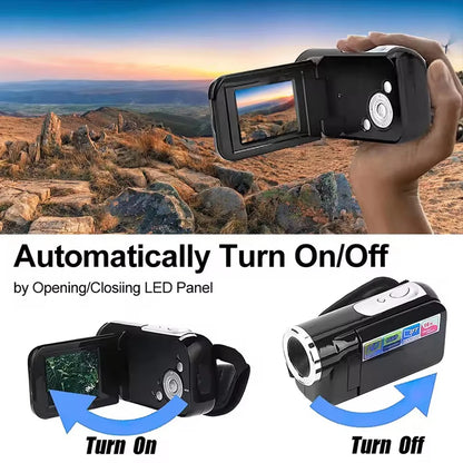 16MP 1080P Mini Digital Camera &amp; Video Recorder (16X Zoom, 2" HD Screen)