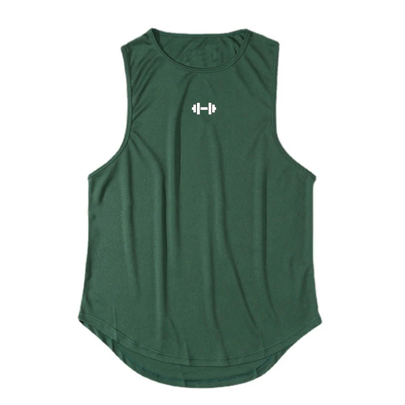 Men’s Quick‑Dry Gym Tank Top – Loose Sleeveless Fitness Shirt for Training, Basketball & Summer Wear