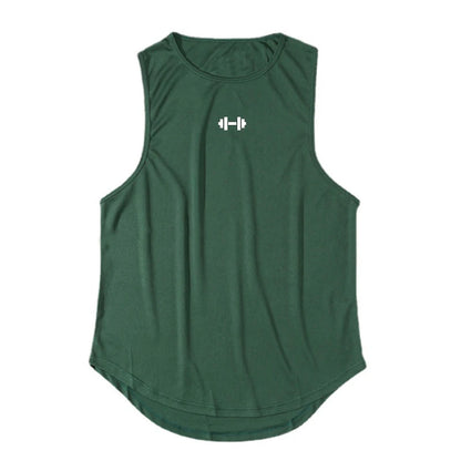 Men’s Quick‑Dry Gym Tank Top – Loose Sleeveless Fitness Shirt for Training, Basketball & Summer Wear