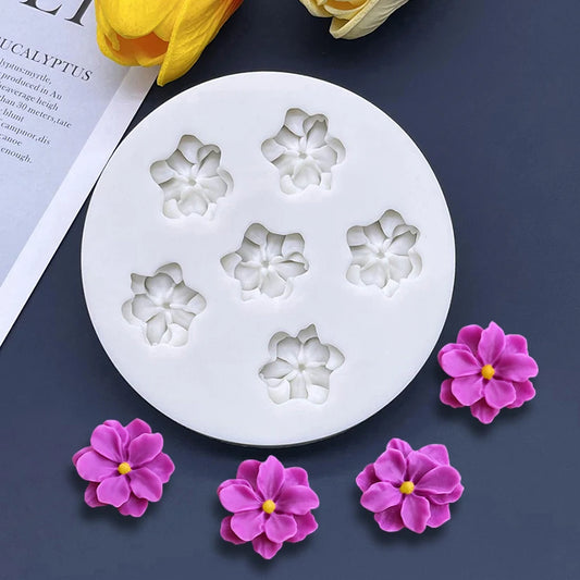 Flower Rose Silicone Sugarcraft Mold Resin Tools Chocolate Cupcake Baking Fondant Cake Decorating Tools