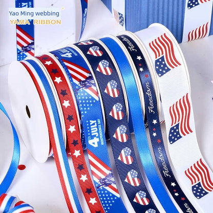 Independence Day Ribbon – Tricolor DIY Gift Box & Craft Ribbon