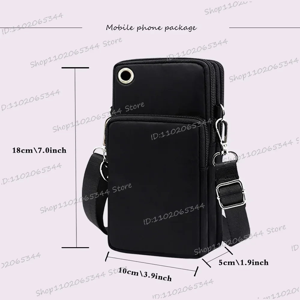 “Just A Girl Who Loves Cats” Mini Phone Crossbody Bag