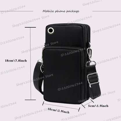 “Just A Girl Who Loves Cats” Mini Phone Crossbody Bag