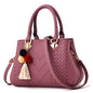 Women’s Large PU Shoulder Bag – Portable Bucket Crossbody Tote