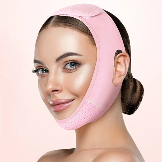 Reusable V‑Line Face Strap – Chin‑Up Patch & Double Reducer Lifting Belt for Sagging Skin