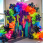 100PCS Glow‑in‑the‑Dark Balloons – Fluorescent Luminous Dot Latex Party Balloons
