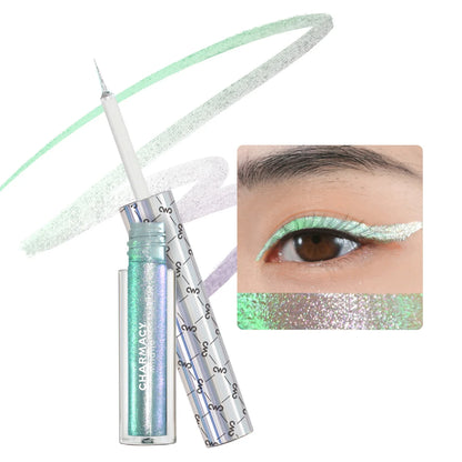 Duo chrome Glitter Liquid Eyeliner Waterproof Long-lasting Ultra-Fine Tip Smudge-proof Eye Liner Makeup