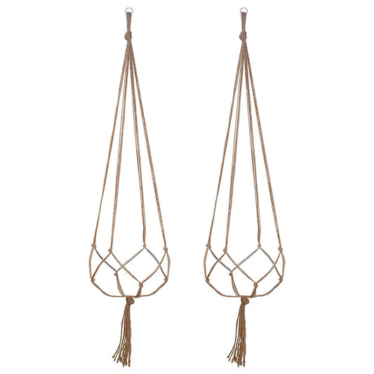 Hanging Plant Pot Hanging Basket Vases with Hook Creative Macrame Suspension Plant Planters for Hanging  Flower Pot Net