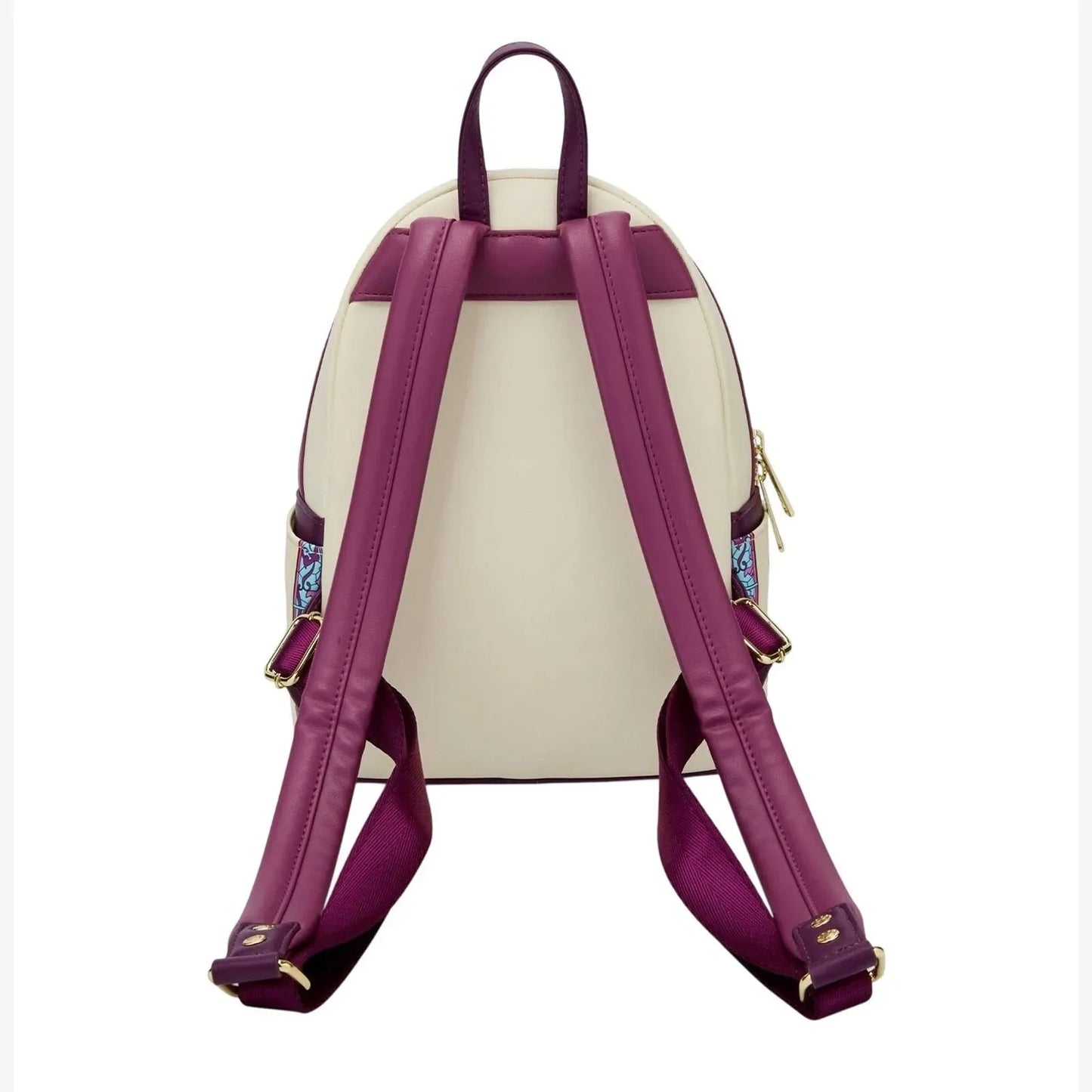 Belle Stained Glass Portrait Mini Backpack