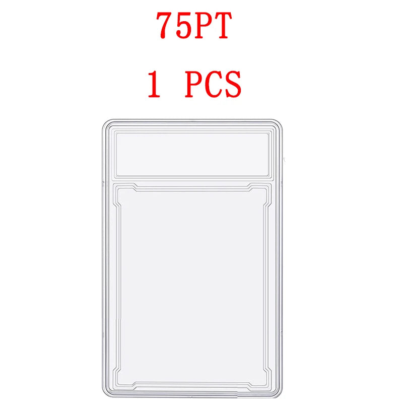 35/55/75/100PT Baseball Star Cards Slab Label Grade Trading Card Sleeves Protector Acrylic Stand Plastic Game PTCG Gift Kids Toy