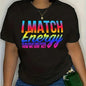 Plus Size Letter Print T-Shirt Casual Crew Neck Short Sleeve T-Shirt Women's Plus Size Clothing