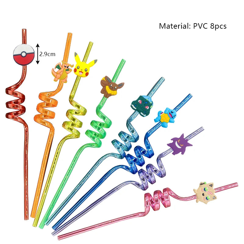 Pikachu Birthday Party Decoration Set (Backdrop · Balloons · Tableware · Kids Party Kit)