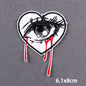 The Death Embroidery Iron On Patches For Clothing DIY Applique Patches On Clothes Skull Badges on backpack Jakcet