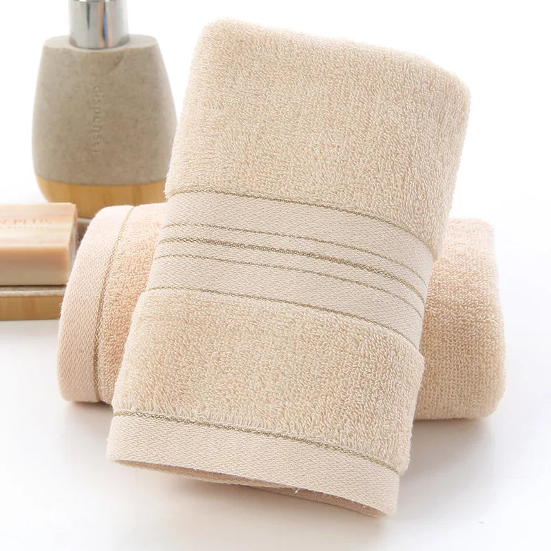 1PCS 33cmX73cm Blue Brown Red Yellow Thickened Pure Cotton Household Daily Necessities Bathroom Towels