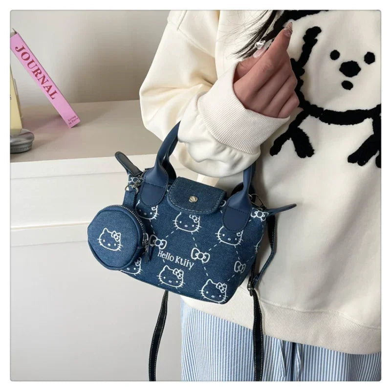 Hello Kitty Mini Dumpling Shoulder Bag   Cute Cartoon Crossbody