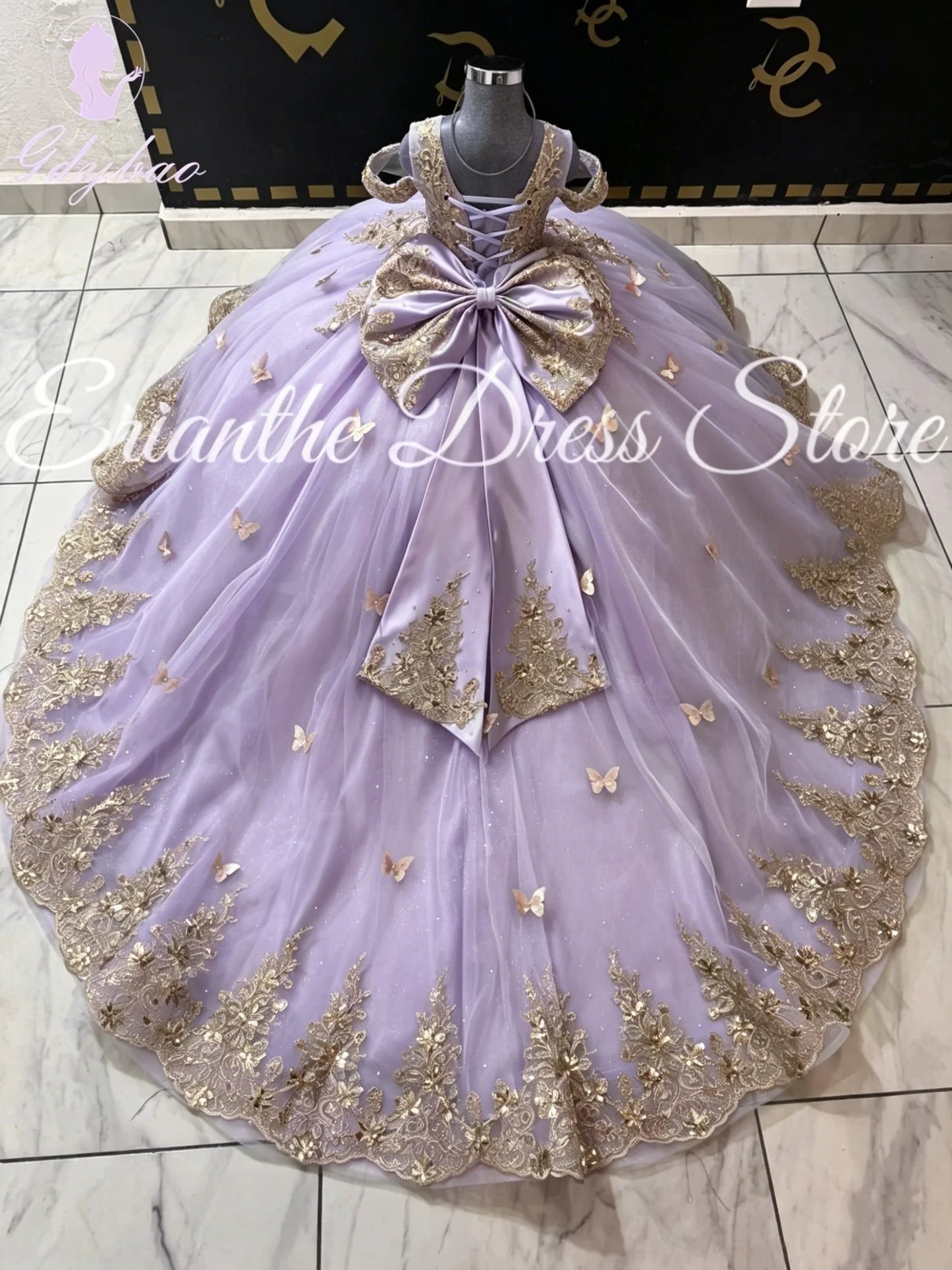 Green Flower Girl Dress For Wedding 3D Butterfly Applique Tulle Kids Birthday Party First Communion Ball Gowns Customized