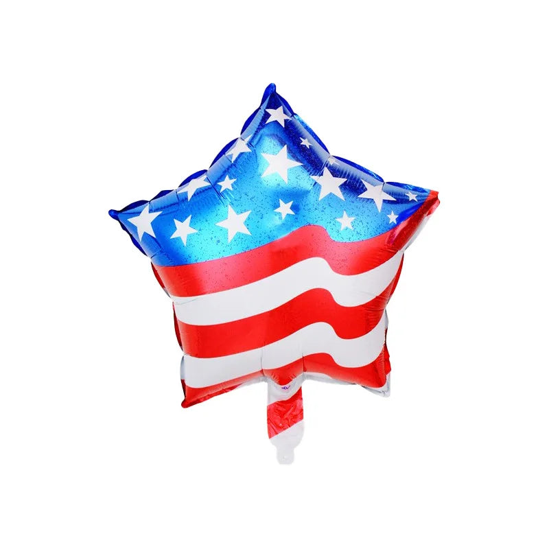 Independence Day Party Disposable Cutlery American Flag Plate Paper Cup For USA Birthday Party Supplies Patriotic Decorations