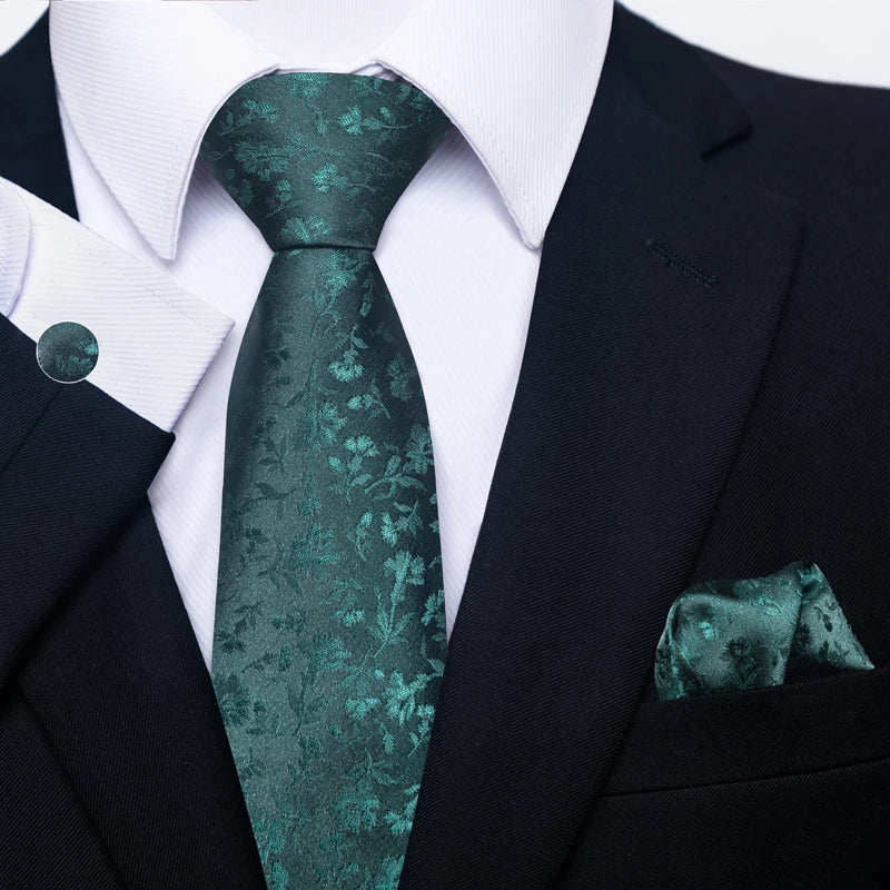 Silk Tie Pocket Squares Necktie Suit Accessories